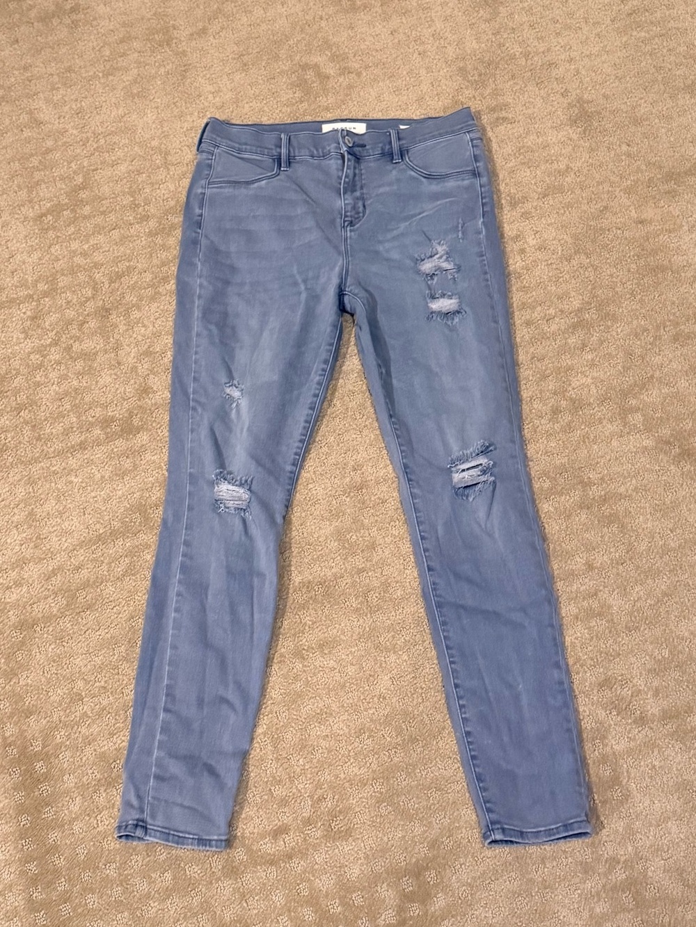 PacSun Grey Distressed Women's Skinny Jeans